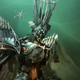 Destiny 2 Witch Queen's Savathun standing next to her Ghost.